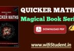 Magical Book on Quicker Maths pdf download: Quicker Maths by M Tyra Pdf