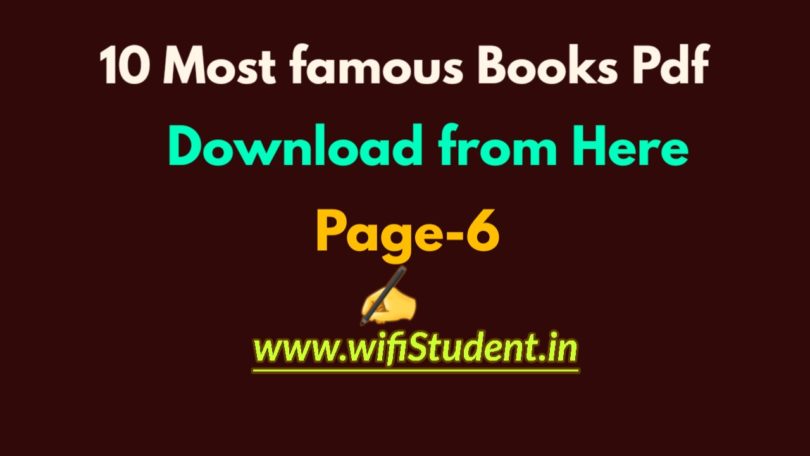 Famous Books Pdf download